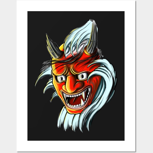 Hannya Wall Art by Tom2311Tom